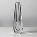 Vicke Lindstrand for Kosta, Sweden, Clear glass vase with internal black filament K2399