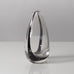 Vicke Lindstrand for Kosta, Sweden, Clear glass vase with internal black filament K2402