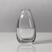 Vicke Lindstrand for Kosta, Sweden, Clear glass vase with internal black filament K2403