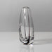 Vicke Lindstrand for Kosta, Sweden, Clear glass vase with internal black filament K2403