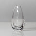 Vicke Lindstrand for Kosta, Sweden, Clear glass vase with internal black filament K2403