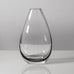 Vicke Lindstrand for Kosta, Sweden, Clear glass vase with internal black filament K2400