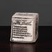 Bengt Berglund for Gustavsberg, Sweden, stoneware cube L3836