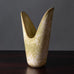 Gunnar Nylund for Rörstrand, Sweden, asymmetrical vase with yellow glaze J1374