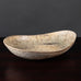 Carl Harry Stålhane for Rörstrand, Sweden, large stoneware bowl with matte beige and cream glaze L3842