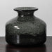 Bengt Orup for Hyllinge Glasbruk, vase in bubbled gray glass K2410