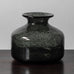 Bengt Orup for Hyllinge Glasbruk, vase in bubbled gray glass K2410