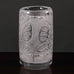 Bengt Edenfalk for Skrufs, Sweden, "Thalatta" vase with butterfly motif L3843