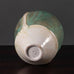 Otto Meier, Germany, unique ceramic vase with green and off-white matte glaze L3749