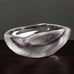 Vicke Lindstrand for Orrefors, Sweden, large rectangular frosted glass bowl L3788