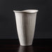 Gunnar Nylund for Rorstrand Stoneware vase in matte white glaze K2142