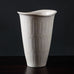 Gunnar Nylund for Rorstrand Stoneware vase in matte white glaze K2142