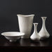 Group of vases and bowls with white glaze by Gunnar Nylund for Rörstrand