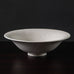 Gunnar Nylund for Rörstrand, Sweden, stoneware bowl in matte white glaze K2249