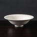 Gunnar Nylund for Rörstrand, Sweden, stoneware bowl in matte white glaze K2249