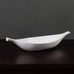 Stig Lindberg for Gustavsberg, Sweden,  "Pungo" porcelain dish with matte white glaze L3579