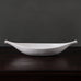 Stig Lindberg for Gustavsberg, Sweden,  "Pungo" porcelain dish with matte white glaze L3579