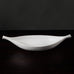 Stig Lindberg for Gustavsberg, Sweden,  "Pungo" porcelain dish with matte white glaze L3579