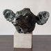 Elisabeth Nickles, US, bronze and limestone bust of a calf EN1006