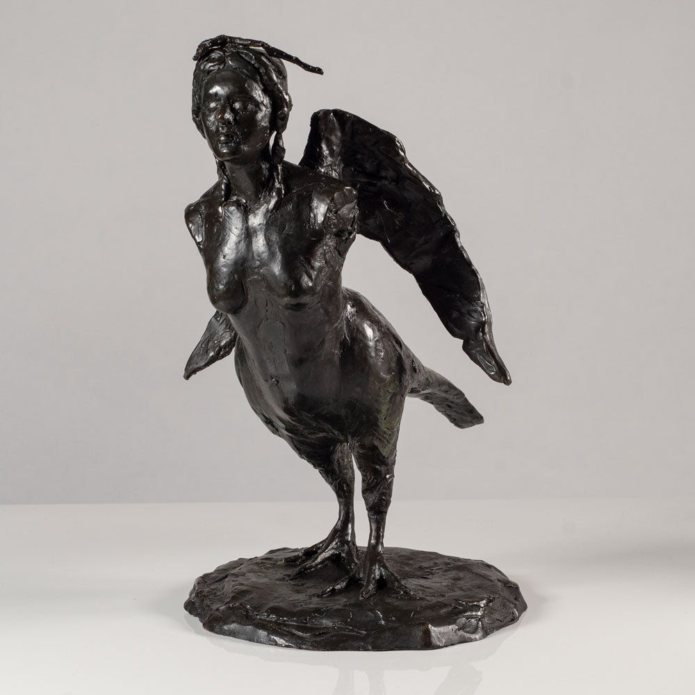 Elisabeth Nickles, US, bronze harpy figure EN1007