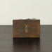 GAB, Sweden, square bronze letter holder with figures in relief K2045