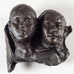 Elisabeth Nickles, US, bronze bust of two young girls EN1008