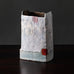 Craig Underhill, UK stoneware rectangular vase with multichromatic glaze K2155