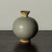 Berndt Friberg for Gustavsberg, Sweden, unique cabinet vase with gray glaze J1548