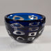 Ingeborg Lundin for Orrefors, Sweden, Ariel bowl in blue and amber glass L3789