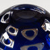 Ingeborg Lundin for Orrefors, Sweden, Ariel bowl in blue and amber glass L3789
