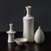 Group of miniature vases with white glaze by Stig Lindberg for Gustavsberg