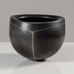 Gotlind Weigel, own studio, Germany, stoneware vessel with blue gray glaze L3757
