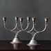 Just Andersen, Denmark, pair of pewter candelabras J1421