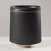 Fritz Vehring, Germany, unique stoneware vase with matte black glaze L3740