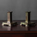 Just Andersen for GAB, Sweden, pair of bronze candlesticks K2349 and K2348