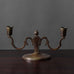 Just Andersen for GAB, Sweden, bronze candelabra J1514