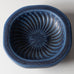 Wilhelm Kåge for Gustavsberg, Sweden, Stoneware "Verkstad" dish with blue haresfur glaze B4029