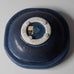 Wilhelm Kåge for Gustavsberg, Sweden, Stoneware "Verkstad" dish with blue haresfur glaze B4029