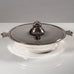 Silver plate serving dish with lid L3859