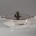 Silver plate serving dish with lid L3859