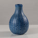 Eva Jancke Bjork for Bo Fajans, stoneware vase with matte blue glaze L3222