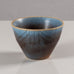 Gunnar Nylund for Rörstrand, Sweden, ceramic bowl with blue and brown glaze L3814