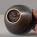 Gunnar Nylund for Rörstrand, Sweden, ceramic bowl with blue and brown glaze L3814