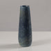 Carl Harry Stålhane for Rörstrand, Sweden, stoneware vase with mottled blue glaze L3849