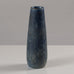 Carl Harry Stålhane for Rörstrand, Sweden, stoneware vase with mottled blue glaze L3849