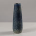 Carl Harry Stålhane for Rörstrand, Sweden, stoneware vase with mottled blue glaze L3849