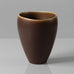 Per Linnemann-Schmidt at Palshus, Denmark, stoneware vase with brown glaze J1191