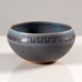 Gunnar Nylund for Rörstrand, Sweden, ceramic bowl with blue and brown glaze L3813