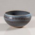 Gunnar Nylund for Rörstrand, Sweden, ceramic bowl with blue and brown glaze L3813