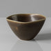 Per Linnemann-Schmidt at Palshus, Denmark, stoneware bowl with brown glaze K2299